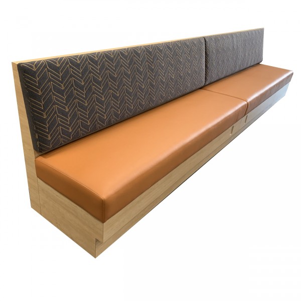 Indoor Upholstered Commercial Hospitality Custom Restaurant Booth Seating